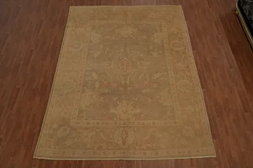 Vegetable Dye Oushak Turkish Area Rug 9x13