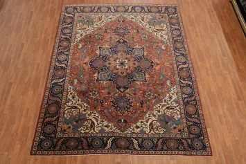 Vegetable Dye Heriz Persian Area Rug 9x12
