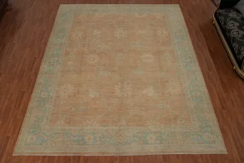 Vegetable Dye Oushak Oriental Large Rug 12x15
