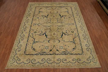 Vegetable Dye Ziegler Living Room Area Rug 9x11