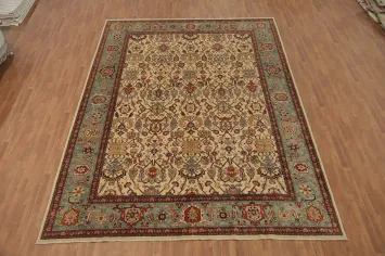 Handmade Ziegler Vegetable Dye Large Rug 10x14