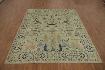 Vegetable Dye Ziegler Room Size Area Rug 8x10