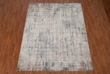 Modern Textured Neutral and Subtle Elegant Patterns Area Rug 8x10