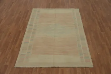 Geometric Kilim Handwoven Rug 5x7