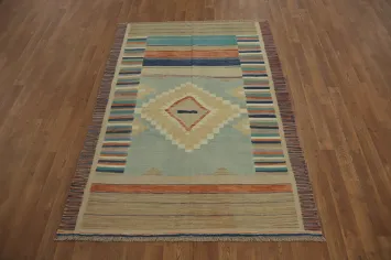 Artisan Handcrafted Rug with Distinctive Southwestern Designs 4x6