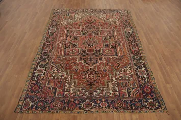 Vegetable Dye Heriz Persian Area Rug 7x10