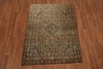 Vegetable Dye Sarouk Persian Rug 3x5