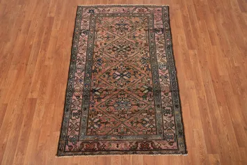 Antique Geometric Malayer Persian Rug 3x5