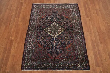 Antique Vegetable Dye Bibikabad Persian Rug 4x5