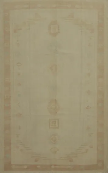 Earth Tone Wool Kilim Handwoven Area Rug 7x10