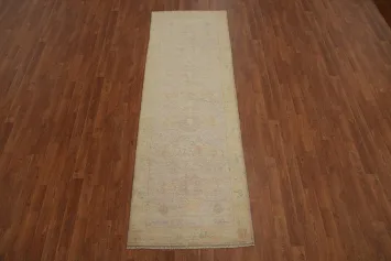 Vegetable Dye Ziegler Handmade Runner Rug 3x8