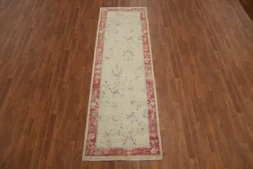 Vegetable Dye Ziegler Oriental Runner Rug 3x8