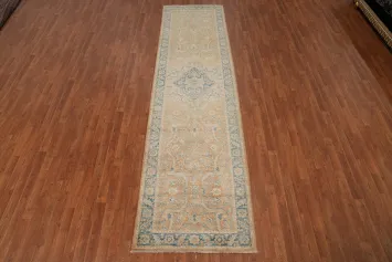 Timeless Beauty: Pastel Tones and Floral Medallion Runner 3x12