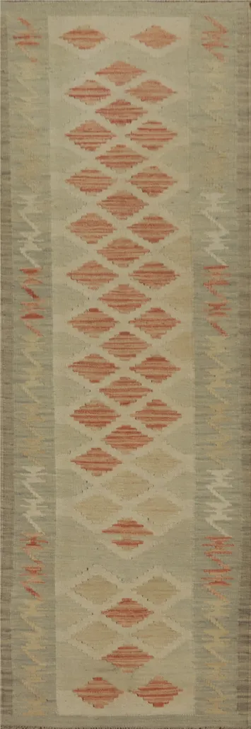 Elegant Southwestern Design Kilim Runner 2x8 for Hallways