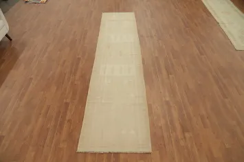 Earthy Tones Kilim Vegetable Dye Runner Rug 3x12