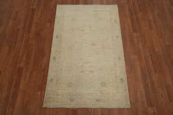 Earth Tones Ziegler Vegetable Dye Runner Rug 3x5