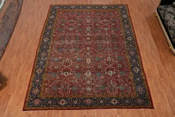 Antique Vegetable Dye Tabriz Persian Large Rug 11x15