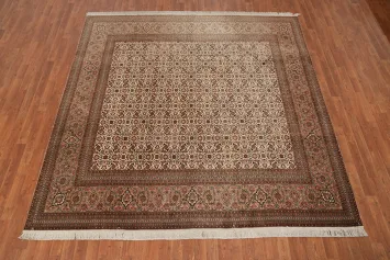 Vegetable Dye Square Wool Tabriz Persian Area Rug 8x8