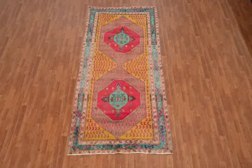 Geometric Gold Tabriz Persian Area Rug 5x10