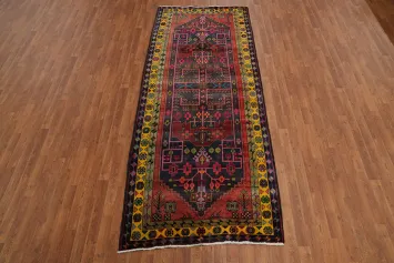 Geometric Ardebil Persian Runner Rug 4x10
