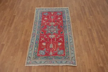 Handmade Floral Tabriz Persian Rug 3x6