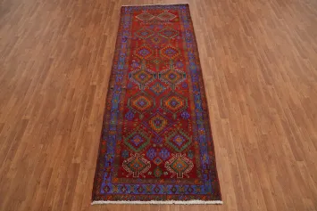Geometric Ardebil Persian Runner Rug 4x11