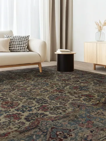 Vegetable Dye Kerman Persian Large Rug 11x18