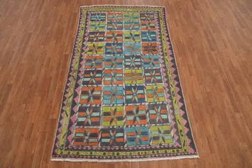 Geometric Tabriz Persian Area Rug 5x9