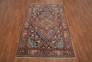 Vegetable Dye Wool Mahal Persian Rug 4x7