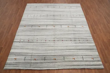 Little Animals Design Wool Gabbeh Area Rug 8x10