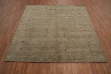 Tribal Gabbeh Handmade Area Rug 8x8