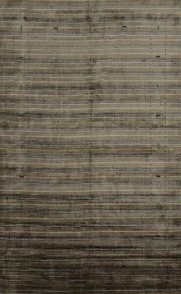 Classic Room Decor Comfort Elegant Striped Gabbeh Rug 6x9