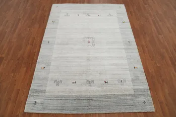 Tribal Gabbeh Oriental Area Rug 6x8