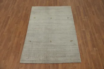 Tribal Wool Gabbeh Handmade Rug 4x6
