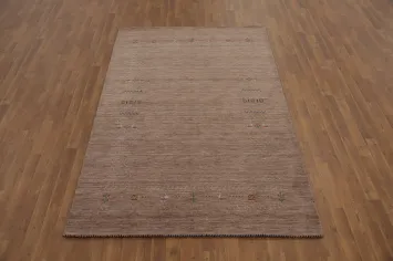 Handmade Wool Gabbeh Oriental Area Rug 5x8