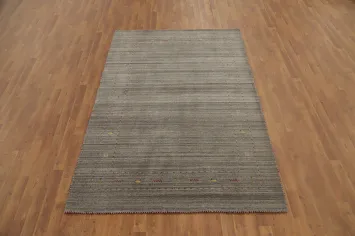 Tribal Gabbeh Handmade Area Rug 5x8