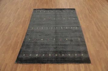 Little Animals Design Gabbeh Handmade Area Rug 6x8