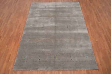 Tribal Gabbeh Handmade Wool Area Rug 6x8