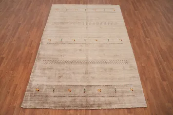 Little Animals Design Gabbeh Handmade Area Rug 6x9