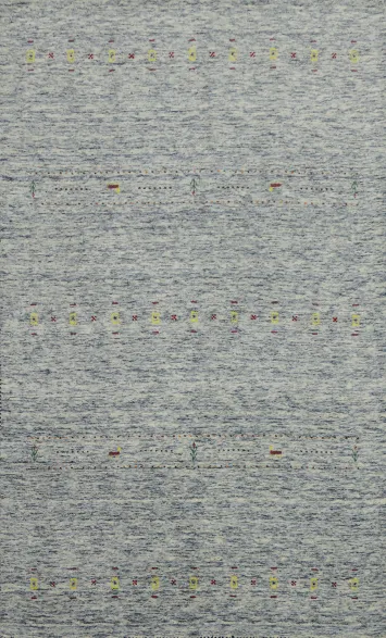 Tribal Gabbeh Handmade Area Rug 5x8