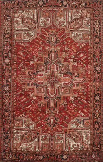Vegetable Dye Heriz Persian Area Rug 8x11