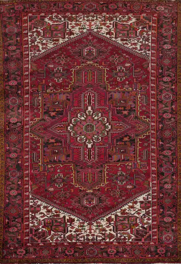 Vegetable Dye Heriz Persian Area Rug 8x11