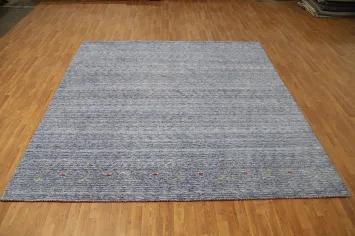 Handmade Gabbeh Square Wool Area Rug 10x10
