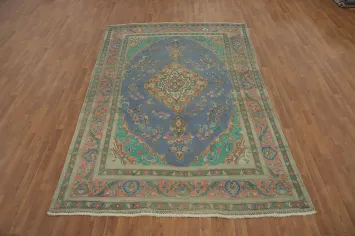 Traditional Wool Tabriz Persian Area Rug 7x10