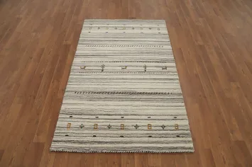 Tribal Gabbeh Handmade Wool Rug 3x5
