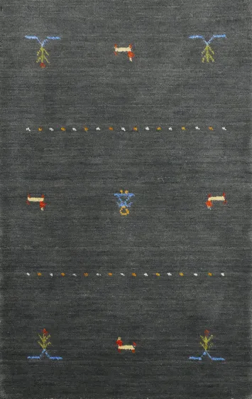 Tribal Gabbeh Handmade Accent Rug 2x3