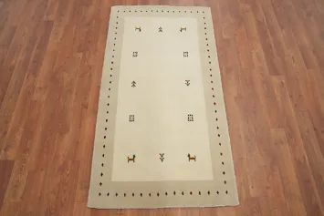 Tribal Gabbeh Handmade Foyer Rug 2x4