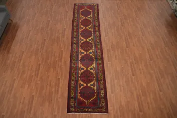Geometric Ardebil Persian Runner Rug 4x15