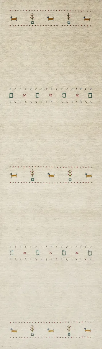 Tribal Gabbeh Oriental Runner Rug 3x10