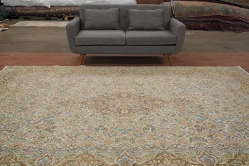 Vegetable Dye Kerman Persian Area Rug 8x11